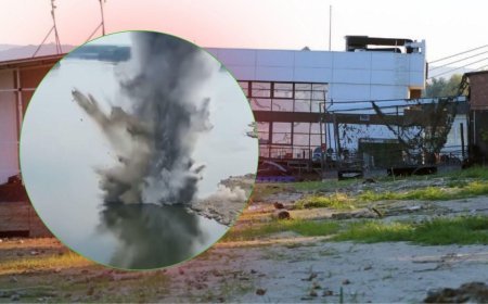 Tuna Nehri'nde kontrollü patlama! Su akışı kritik seviyede