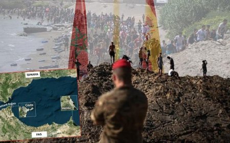 70 bin göçmen sınırı aştı, haritaya bakan şaşırıyor! İspanya'nın Afrika'da neden toprağı var?
