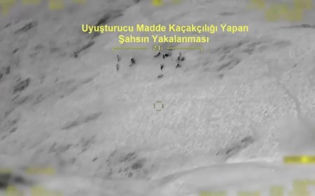Hakkari'de İHA destekli operasyon. 253 kilo esrar ele geçirildi