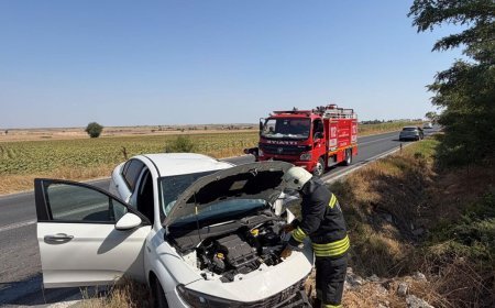 Su kanalına çarpan otomobilin sürücüsü yaralandı