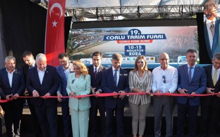 19. Çorlu  Tarım Fuarı Açıldı
