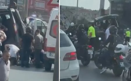 İstanbul'da E-5'te kaza. İki şerit kapandı, trafik duruyor