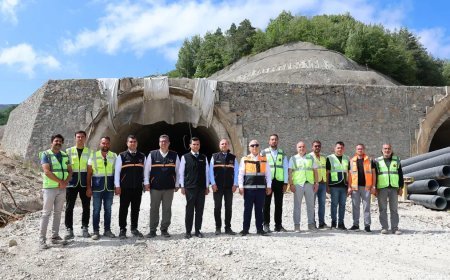 Geminbeli Tüneli'nin kış gelmeden hizmete açılması planlanıyor