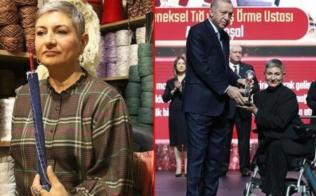 Depremde çocukları ve eşi öldü, engelli kaldı. Azmiyle "Yaşayan insan hazinesi" oldu