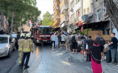 Beyoğlu'nda otelde yangın paniği