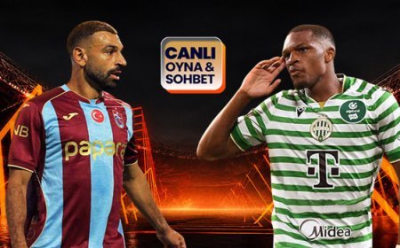 Trabzonspor'un konuğu Ferencvaros! Maçın heyecanı canlı sohbet ile Misli'de