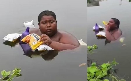 5 yıldır sudan çıkmıyor, yemeğini bile orada yiyor! 16 yaşındaki çocuğun sıra dışı yaşamı