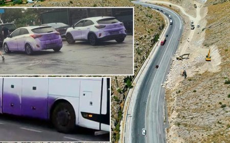 Akılalmaz olay! Araçların rengini değiştiren yol için ilginç çözüm