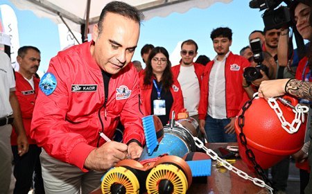 Bakan Kacır, TEKNOFEST Mavi Vatan'ı ziyaret etti