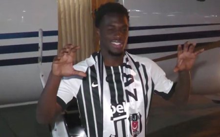 Ernest Poku, Beşiktaş için İstanbul'da! İşte ilk sözleri