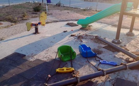 Ergene'de çocuk parkına zarar verilmesine tepki