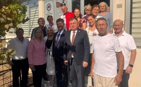 Kaymakam Niyazi Erten’den Çorlu Bulgaristan Türkleri Derneği’ne İade-i Ziyaret