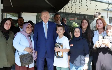 Cumhurbaşkanı Erdoğan'dan esnaf ziyareti