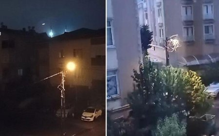 İstanbul'da gök gürültülü sağanak etkili oldu