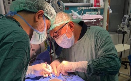 Ordu'da 610 gram doğan Rüzgar bebeğe, yatak başında kalp ameliyatı