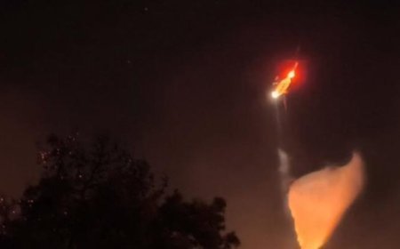 Fethiye yangınında geceye 'Nefes' damgası! İlk yerli yangın söndürme helikopteri sahadaydı