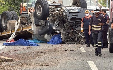 Karabük'te feci kaza! Karşı şeride geçen çekici, motosiklet ile çarpıştı: 2 ölü
