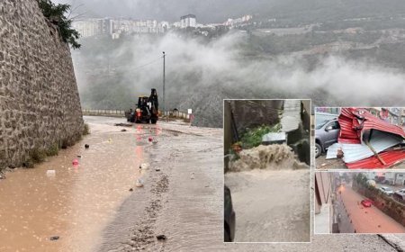 Artvin'de art arda felaketler! Şiddetli Sağanak, hortum, heyelan... Cadde ve sokaklar balçıkla kaplandı