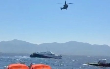 Kıbrıs'ta batan yolcu feribotundan kurtarıldı, yaşananları anlattı. "Gemi su alıyor diye söyledik"