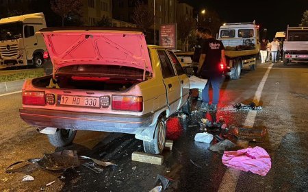 Minibüse çarpan otomobilin sürücüsü yaralandı