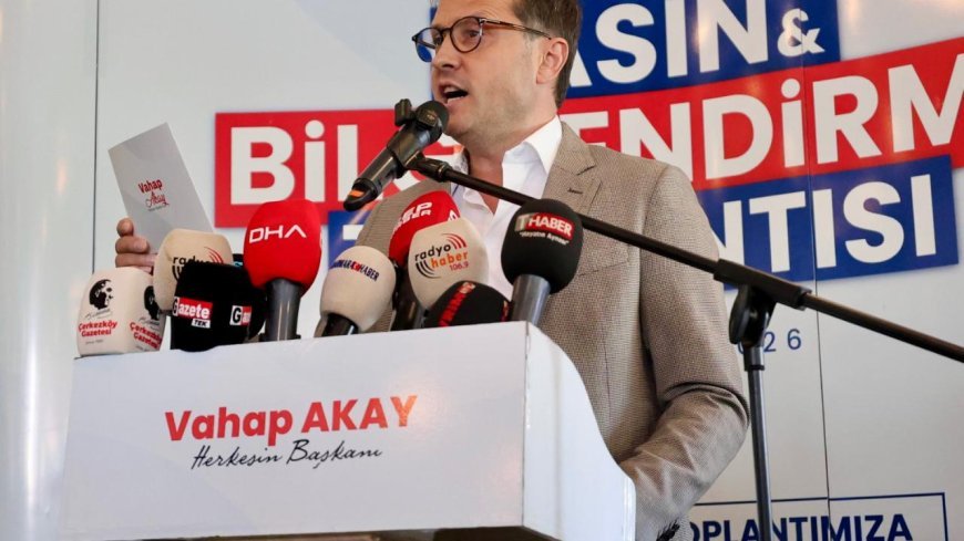 Çerkezköy Belediye Başkanı Vahap Akay CHP’den İstifa Etti