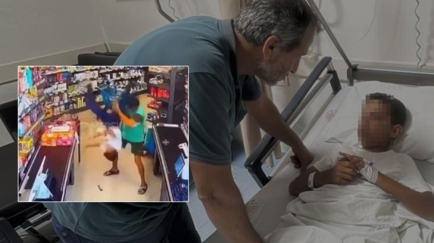Mersin'de markette şiddete uğrayan çocuk yaşadıklarını anlattı
