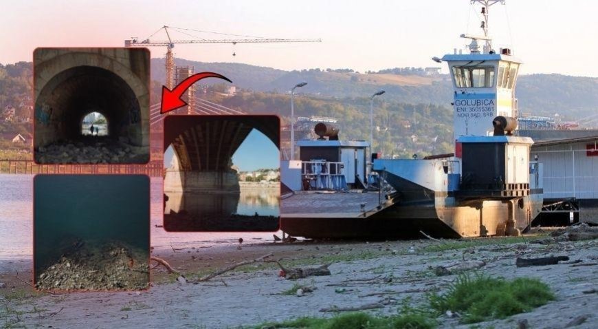 117 yıllık rekor kırıldı! Tuna Nehri'nde su seviyesi tarihi dip noktaya indi