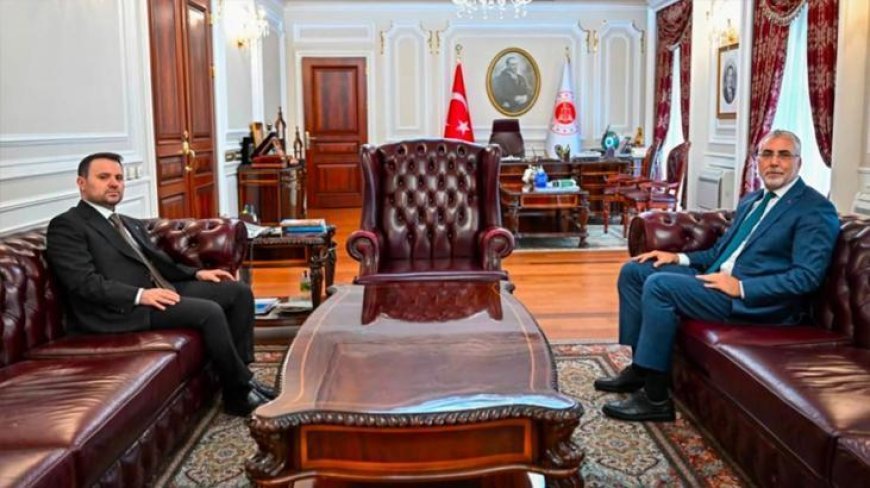 Bakan Gürlek, Bakan Işıkhan ile bir araya geldi