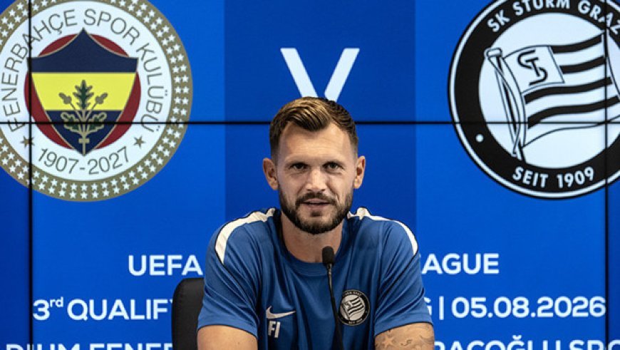 Sturm Graz teknik direktörü Fabio Ingolitsch: 'Fenerbahçe karşısında favori olmadığımızı biliyoruz'