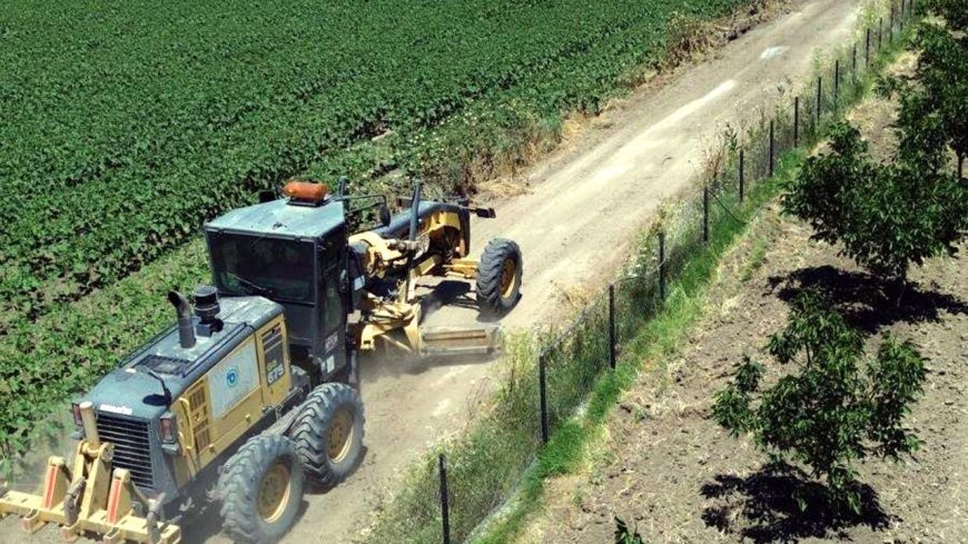 Tekirdağ'da 286 mahallede tarla yollarının bakımı yapıldı