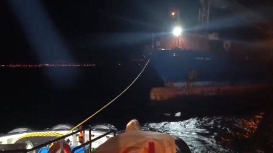 Çanakkale Boğazı’nda gemi arızası