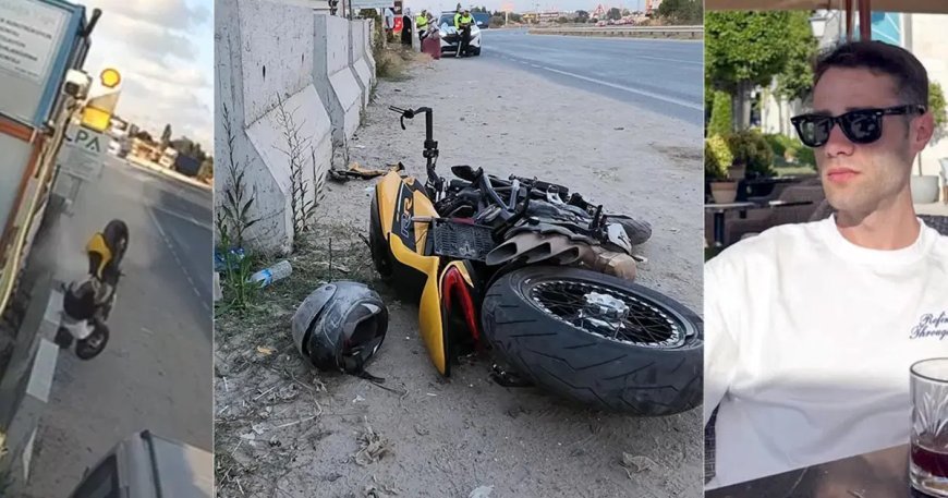 Yeni aldığı motosikletle ilk gezisi sonu oldu