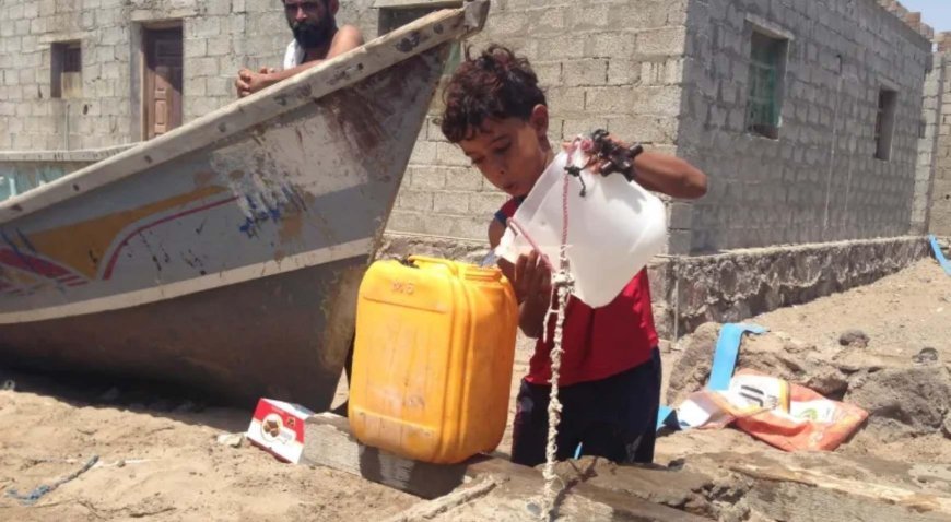Suyu tanker ve kuyularda arıyorlar! Aden'de acı mücadele