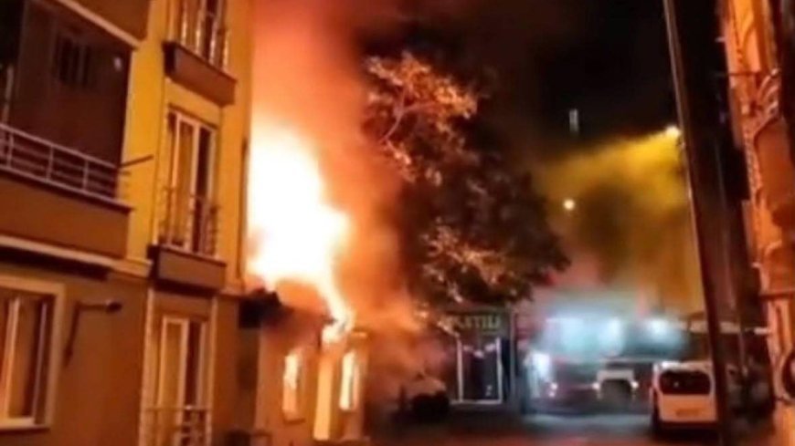 Çorlu'da aynı gece 2 ev yangını