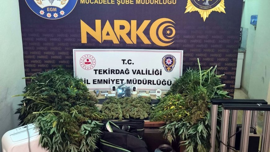 Tekirdağ'da uyuşturucu satıcılarına operasyon; 7 tutuklama
