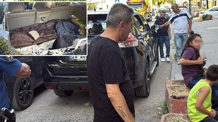 Trafik magandaları aracın camını taşla kırdı, eşi ve çocuklarının önünde babayı darbetti
