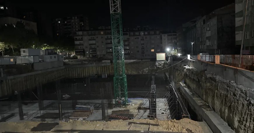 Sultangazi’de inşaatta toprak kayması. Çatlak oluşan sokak kapatıldı