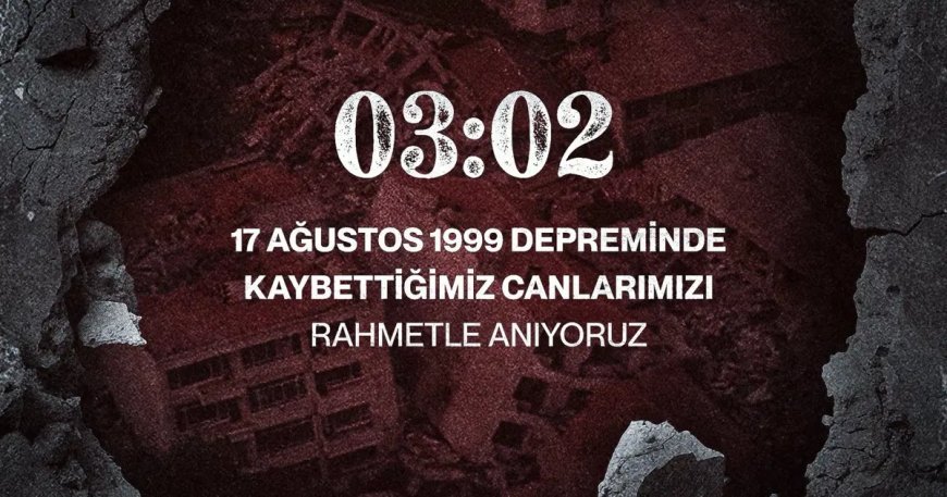 TBMM Başkanı Kurtulmuş, Marmara Depremi’nde hayatını kaybedenleri andı