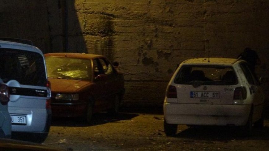 Trabzon'da hareketli dakikalar! Emniyet müdürlüğünün bahçesine şüpheli hava aracı düştü.. Vali Şahin: İnceleme başlatıldı
