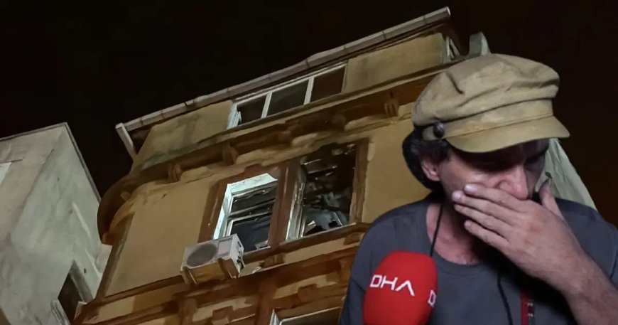 Maçta atılan havai fişek evi yaktı. Ressamın 20 yıllık tabloları kül oldu