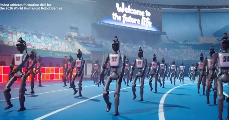 Robotlar piste çıktı: Pekin'de teknoloji şovu