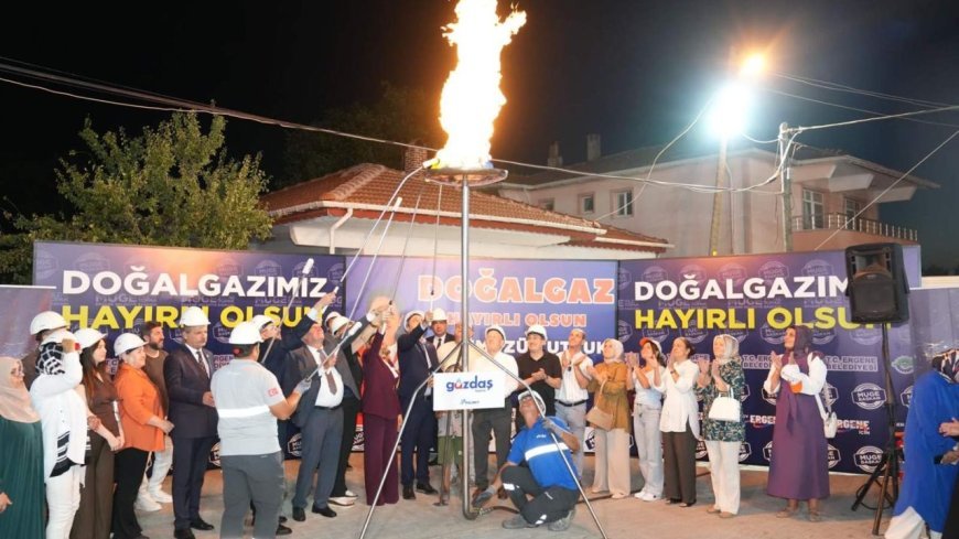 Başkan Topak: Ergene'de 2 bin fazla hane doğal gazla buluştu