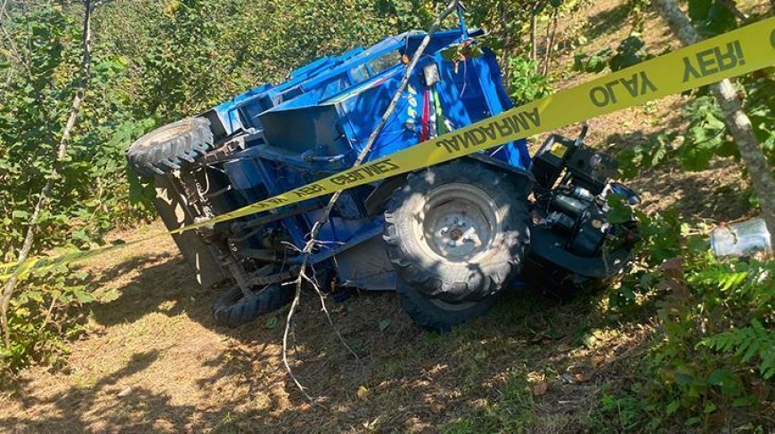 Ordu'da tarım aracı devrildi! 2 kişi öldü, 11 kişi yaralandı