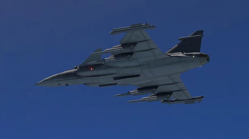 Macaristan'da 'Gripen' tipi savaş uçağı düştü