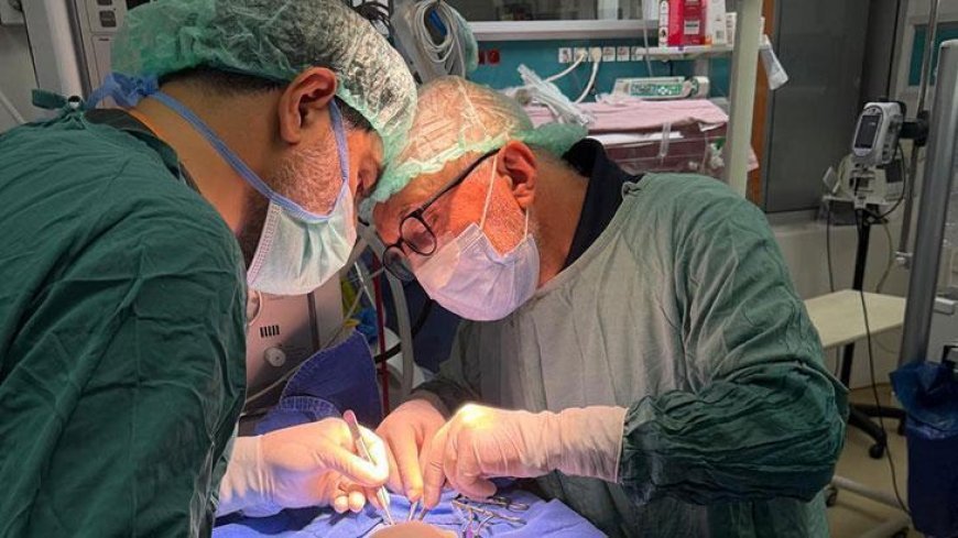 Ordu'da 610 gram doğan Rüzgar bebeğe, yatak başında kalp ameliyatı