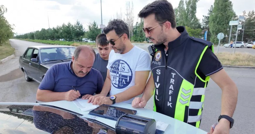 Korsan taksilerle 1 haftadır uğraşıyordu, kendisi de ceza yedi
