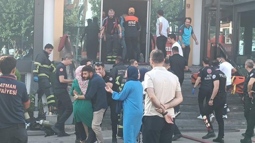 Batman'da spor salonunda yangın faciası! 2 ölü, 9 yaralı