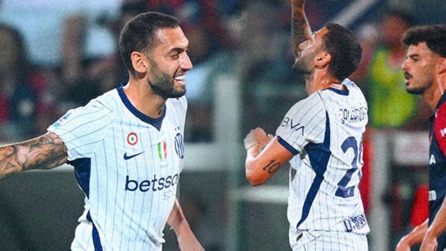 Inter 3 puanı Hakan Çalhanoğlu'yla kaptı!