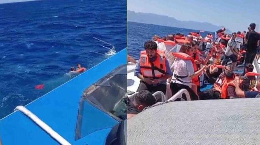 Girne açıklarındaki gemi faciasında dehşet anları! 'Kapıları üzerimize kilitlediler'
