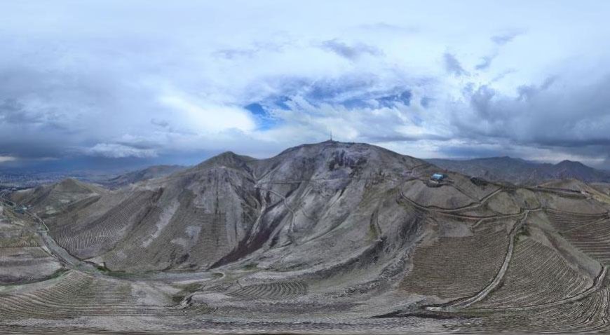 Ağustos ayında Erzurum’da şaşırtan görüntü! Palandöken beyaza büründü